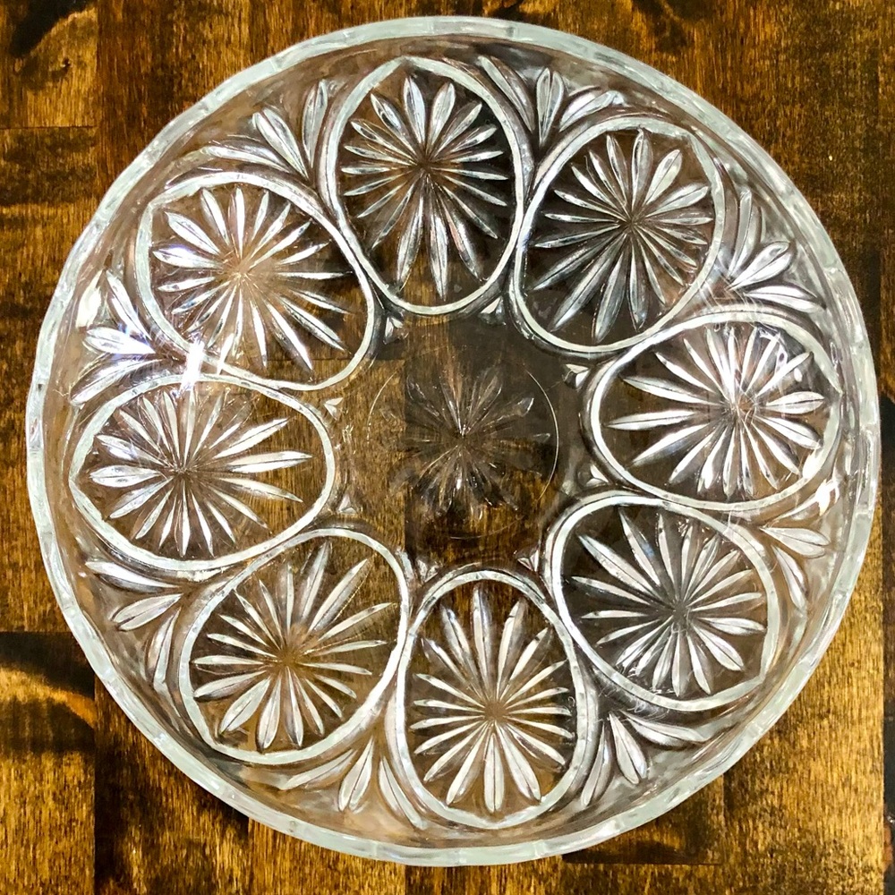 VINTAGE Anchor Hocking Medallion ’Star & Cameo’ Bowl